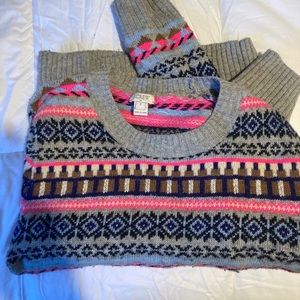 Women’s Jcrew wool sweater.